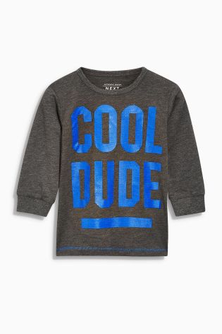 Grey Cool Dude Top (3mths-6yrs)